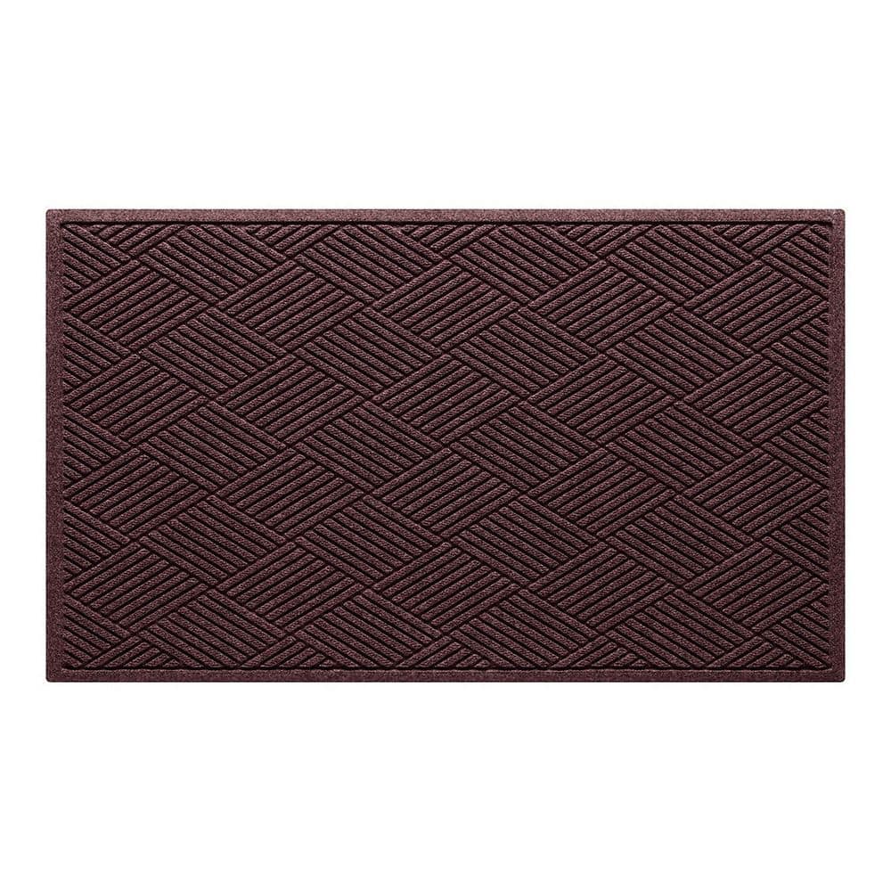 Waterhog Diamonds Bordeaux 35 in. x 59 in. PET Polyester Indoor Outdoor Doormat price history on PriceWatchPro