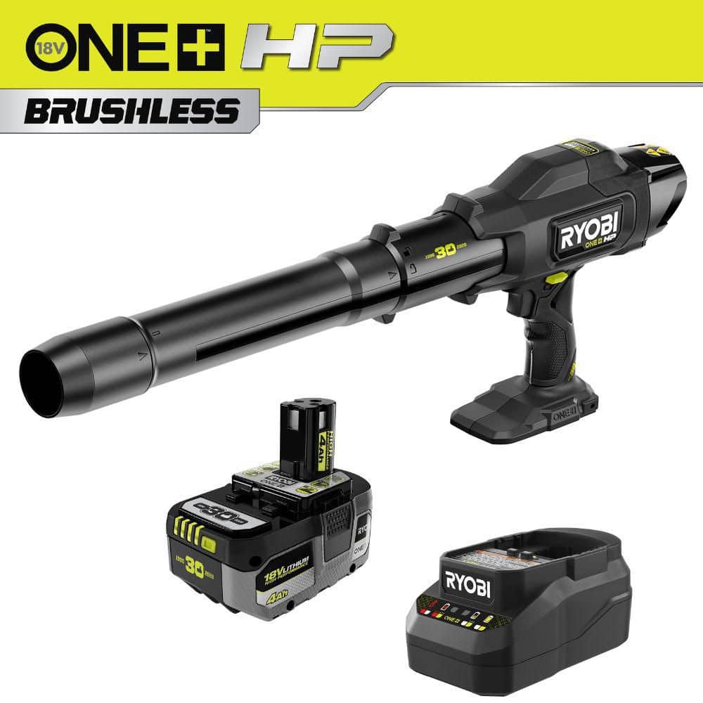 RYOBI 釣り竿 黒 ストライプデザイン全長450cm! RYOBI ONE+ HP 18V Brushless Cordless 220 CFM 140 MPH Compact Leaf