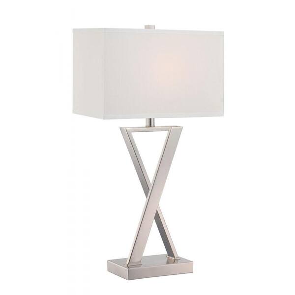 Filament Design 28 in. Polished Chrome Table Lamp