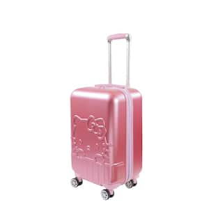 Hello Kitty Full 21 in. Pink Hard-Sided Spinner Rolling Carryon Luggage