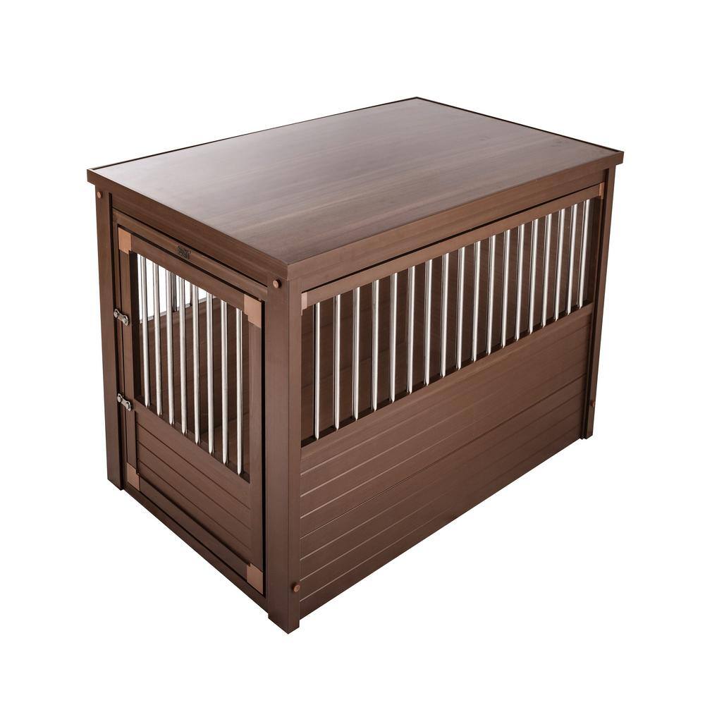 Extra Large Russet Brown Ecoflex Dog Crate End Table
