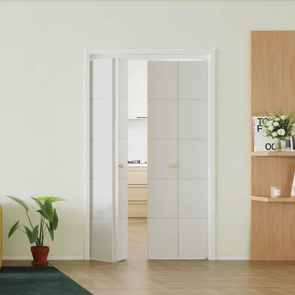 TENONER 48 in x 80 in (Double 24 in. Doors), 5-Panel, MDF