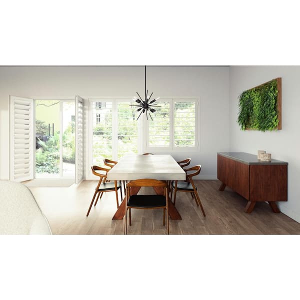 DSI LIGHTING 10-Light Matte Black Sputnik Pendant Light DSHD7784B1