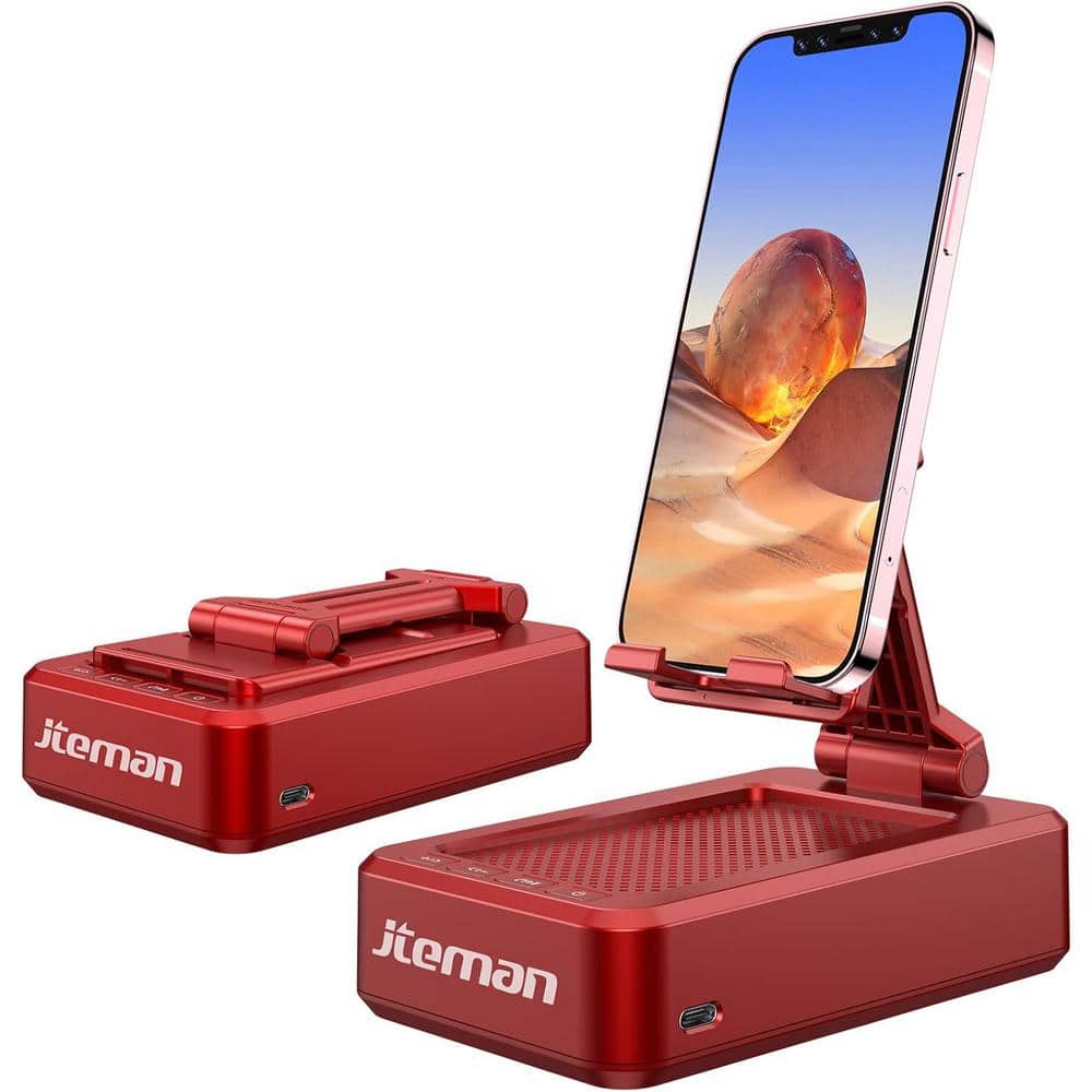 Portable Wireless Bluetooth Speaker with Phone Stand, Gifts for Women Men, 
