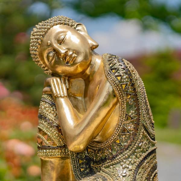 Zaer Ltd. International 13.8 in. Tall in Gold Finish