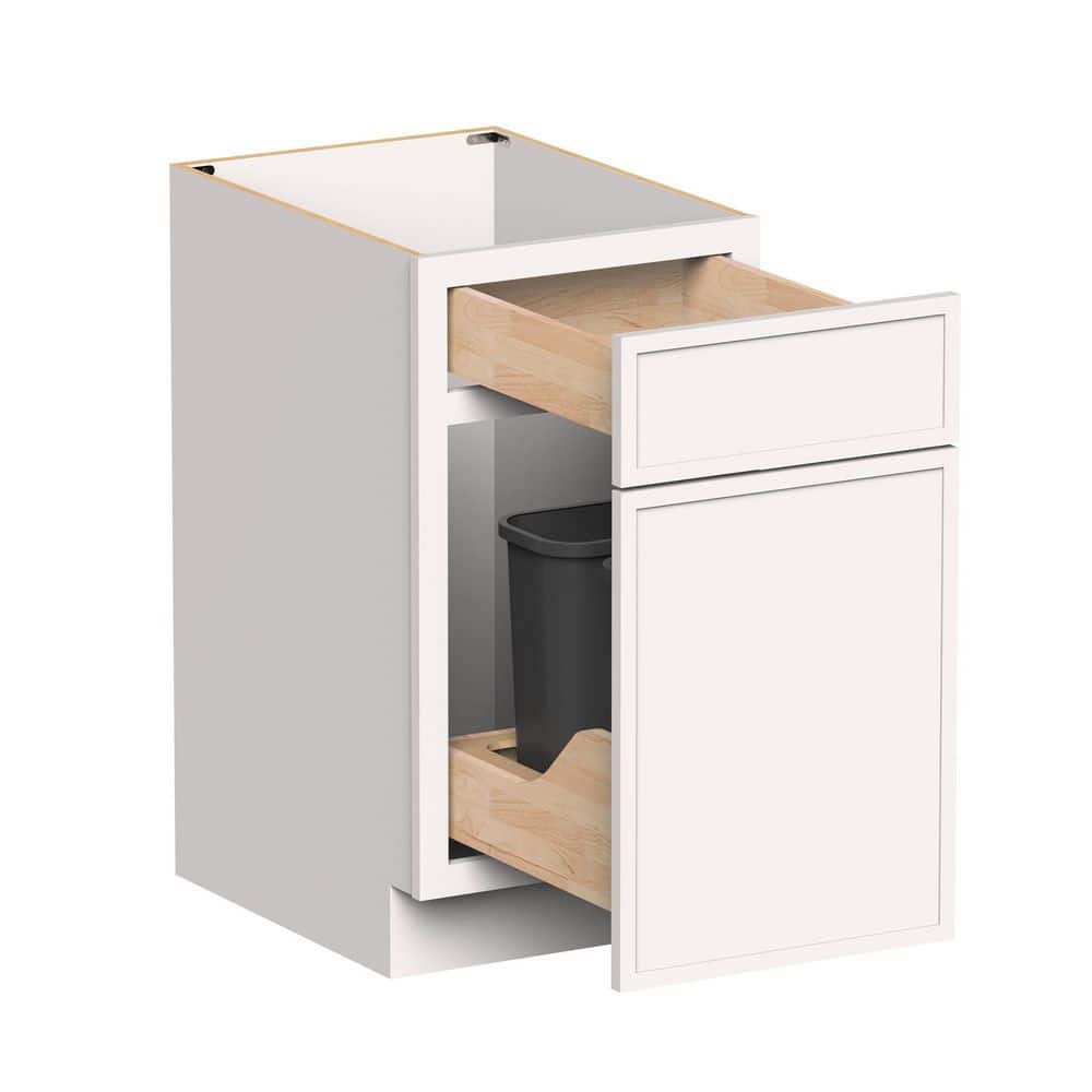 18 in W x 24 in D x 34.5 in H HDF Ready to Assemble Drawer Kitchen Base in Snow White with 2-Drawer price history on PriceWatchPro