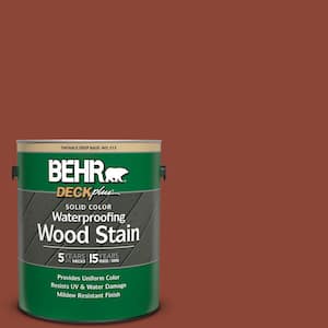 Reviews for BEHR DECKplus 1 gal. #SC-148 Adobe Brown Solid Color  Waterproofing Exterior Wood Stain