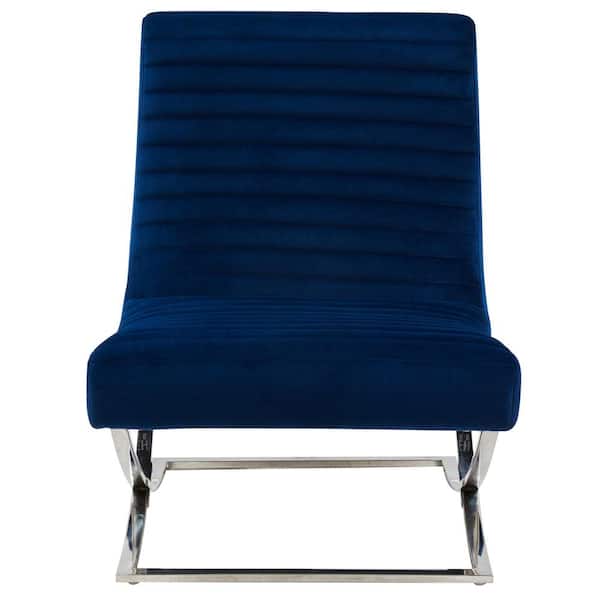 SAFAVIEH Ramsay Navy Accent Chair