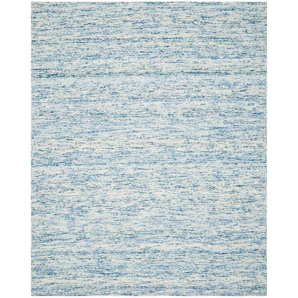 SAFAVIEH Himalaya Blue 8 ft. x 10 ft. Speckled Gradient Area Rug