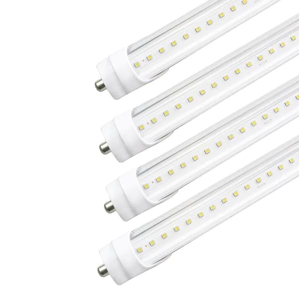 BEYOND LED TECHNOLOGY ZELL, LED T8 Linear Tube , 60 Watt ,7800 Lumens , 6500K , 100V-277V , 8ft , Clear Lens , Double Ended Power - (20-Pack)