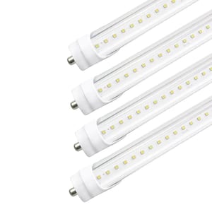 60-Watt Equivalent 93.83 in. Linear Tube LED Light Bulb 6500 K (4-Pack)