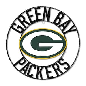 Green Bay Packers Team Logo 24 in. Wrought Iron Decorative Sign