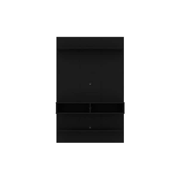 Manhattan Comfort Libra 45.35 in. Black Floating Entertainment Center Fits TV's up to 40 in. with Cable Management