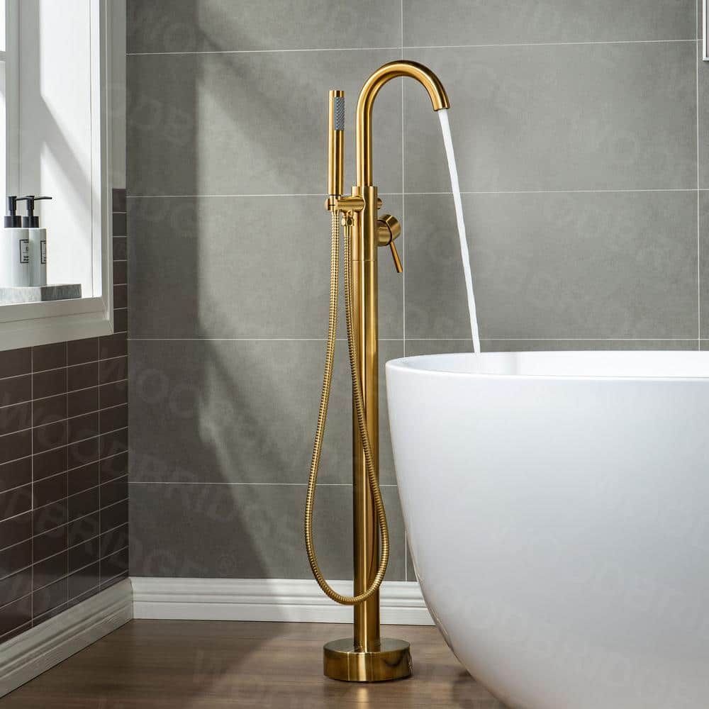 WOODBRIDGE Florence Single-Handle Freestanding Tub Faucet with