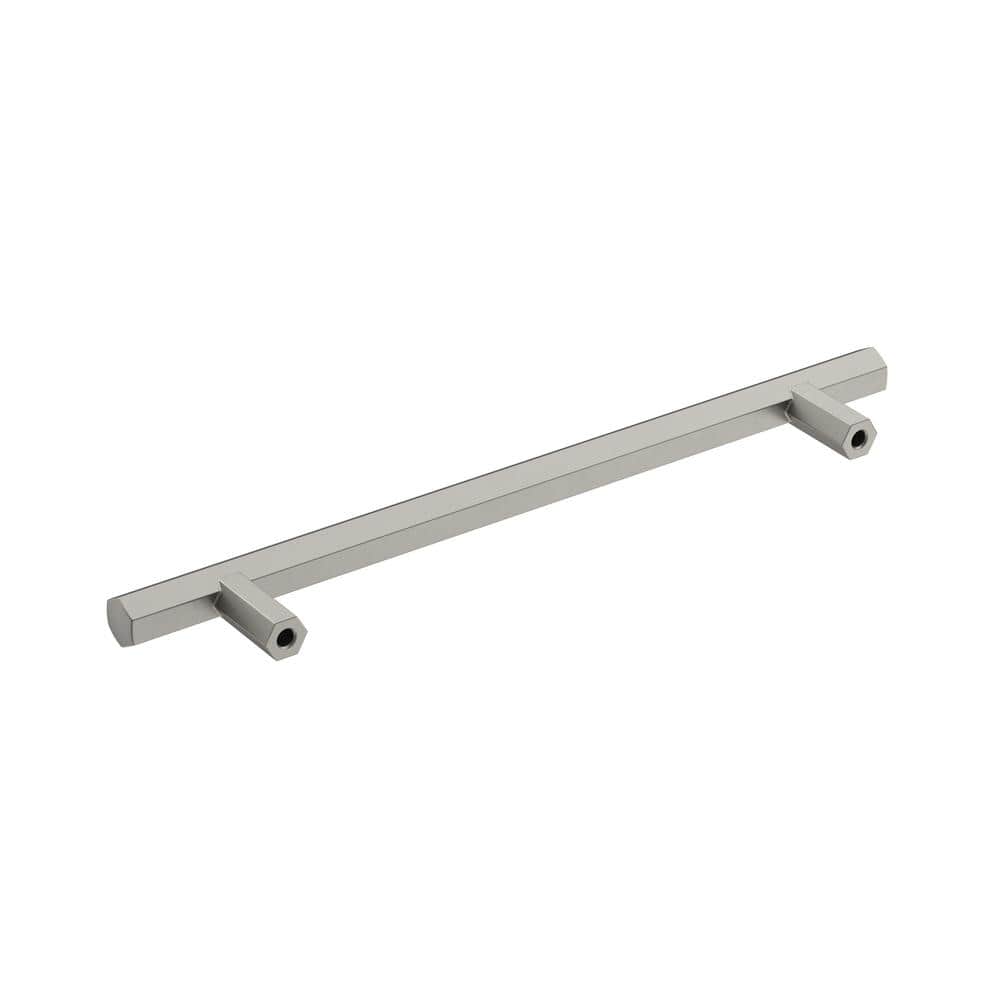 Brushed Nickel 8.44" Cabinet Bar Pull with Mounting Hardware