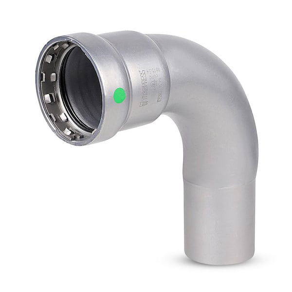 T TITANPRESS 1 in. Carbon Steel Press 90° Street Elbow EPDM Mechanical