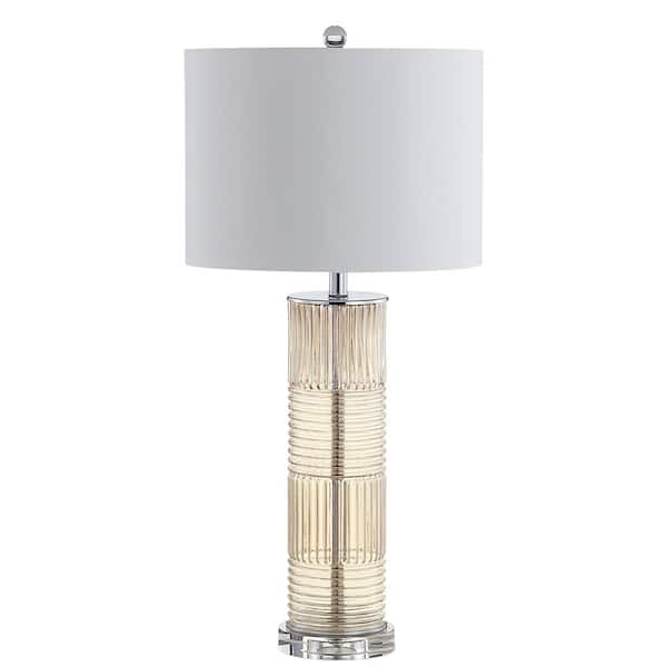 Champagne Glass Crystal Led Table Lamp, Suri Champagne Glass Table Lamp