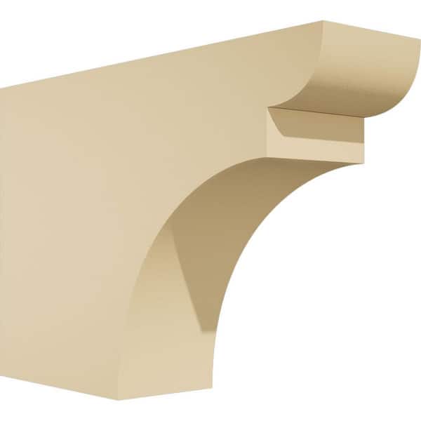Ekena Millwork Standard Yorktown 3 in. W x 8 in. H x 12 in. D Signature Urethane Rafter Tail Outlooker