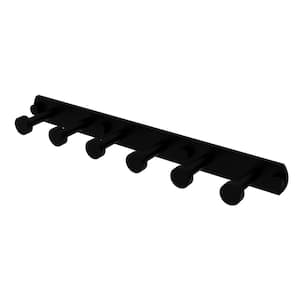 Fresno Collection 6-Position Tie and Belt Rack in Matte Black