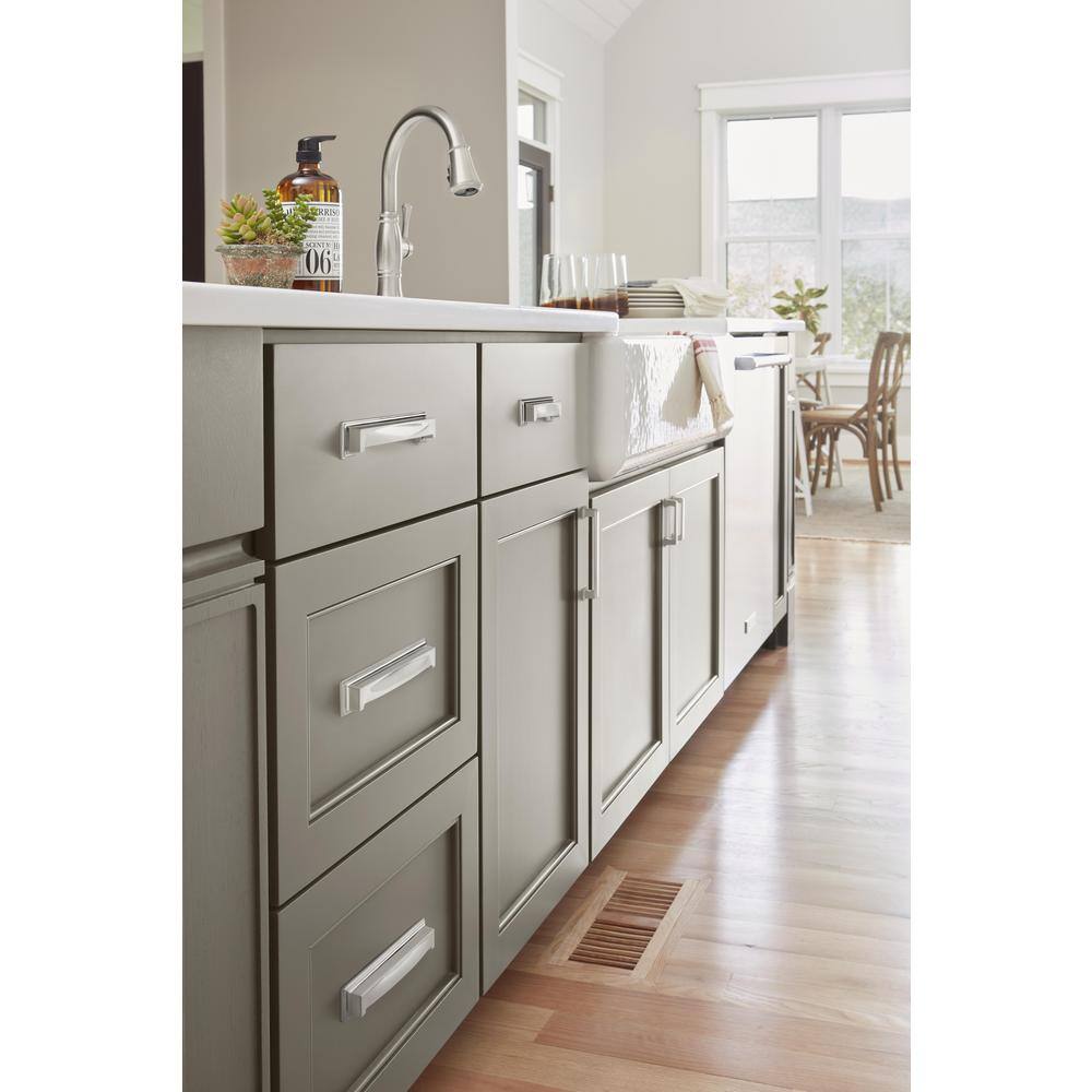 Brushed Nickel Traditional Cabinet Bar Pull with Mounting Hardware