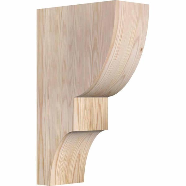 Ekena Millwork 5-1/2 in. x 12 in. x 20 in. Douglas Fir Ridgewood Smooth Corbel