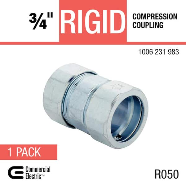 Commercial Electric - 3/4 in. Rigid Metal Conduit (RMC) Compression Coupling