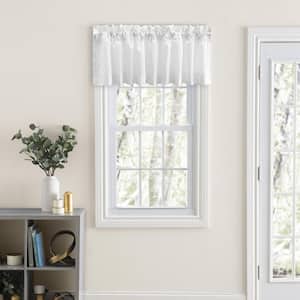Classic 15 in. L Polyester/Cotton Tailored Valance in White