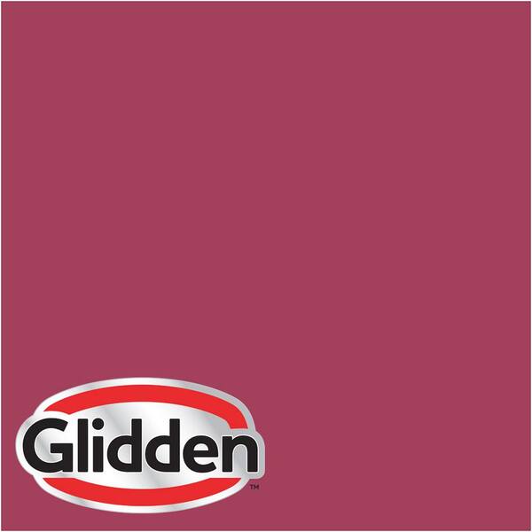 Glidden Premium 1 gal. #HDGR21 Racy Red Flat Interior Paint with Primer