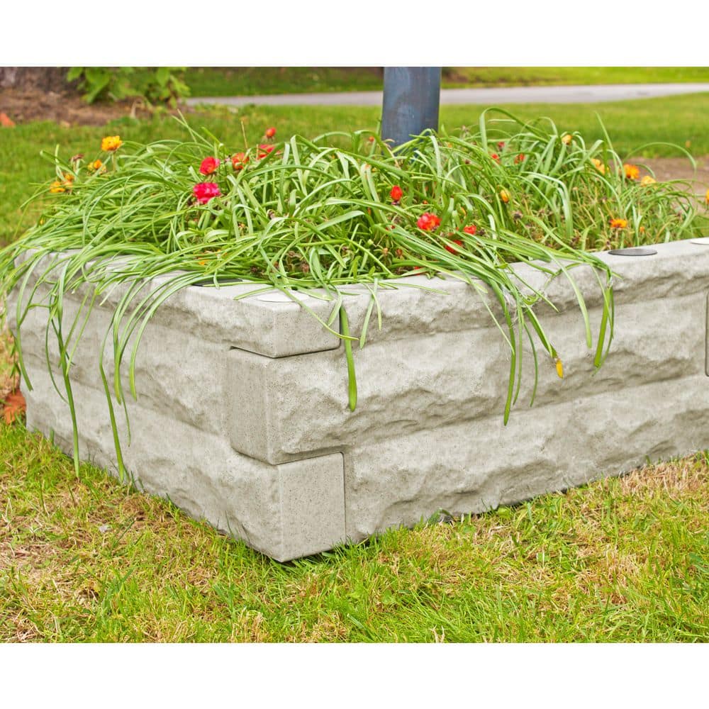 Sandstone 2-Foot Stone Landscape Border Wall