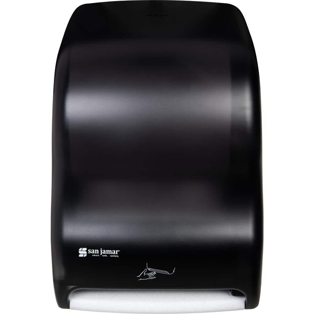 San Jamar Classic Smart System with IQ Sensor Commercial Black Pearl Plastic Paper Towel Dispenser -  T1400TBK