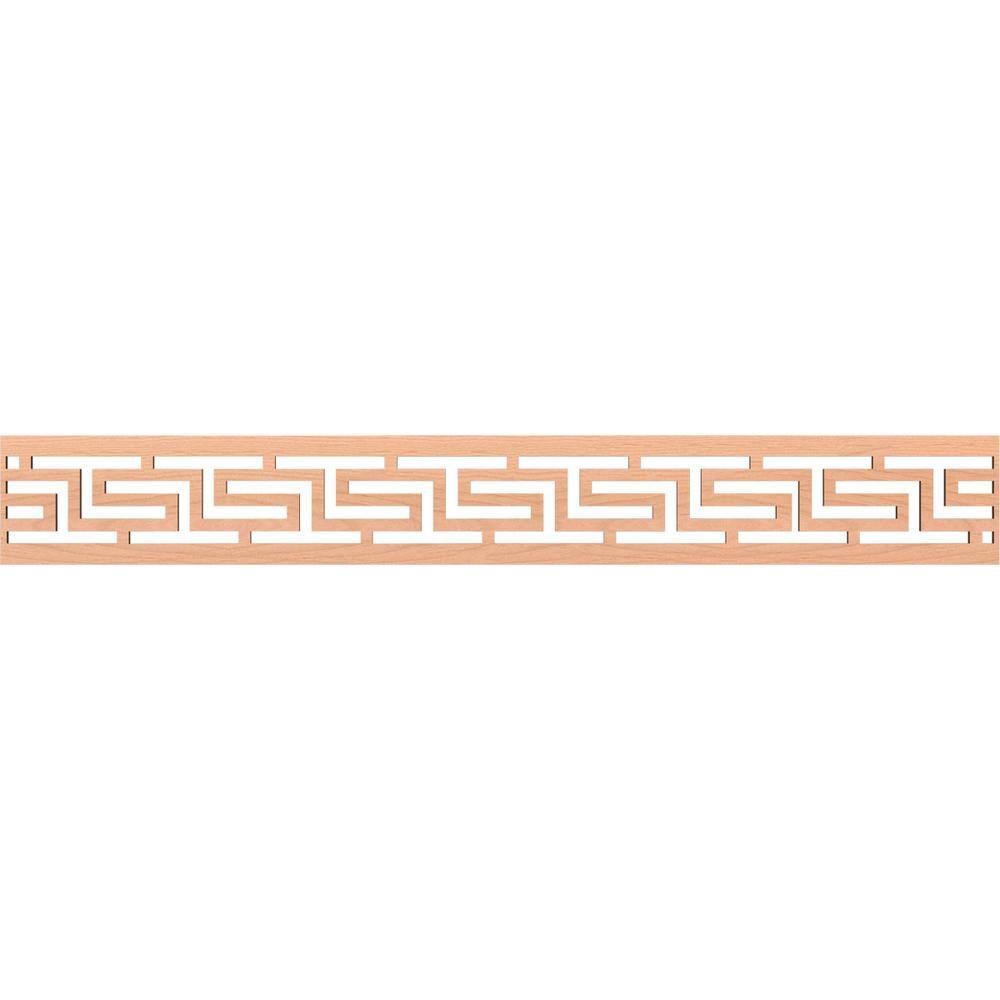 Tulum Fretwork 0.25 in. D x 46.5 in. W x 6 in. L Alder Wood Panel Moulding price history on PriceWatchPro