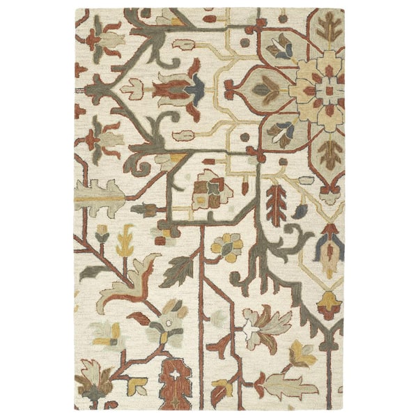 Kaleen Brooklyn Mushroom 2 ft. x 3 ft. Area Rug