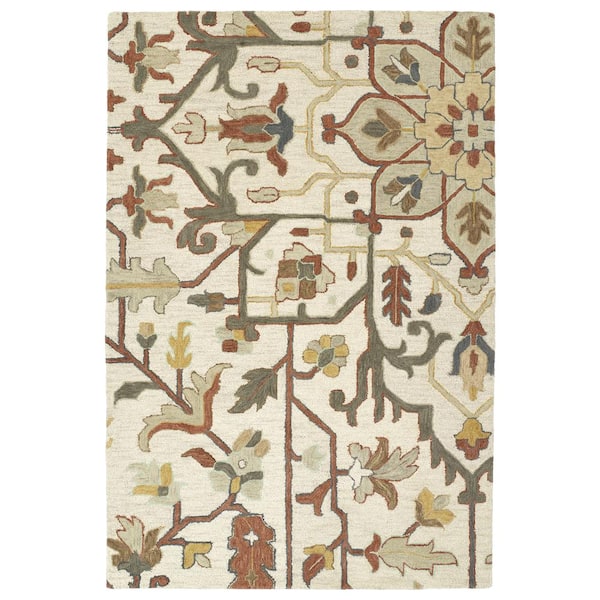 Kaleen Brooklyn Mushroom 8 ft. x 11 ft. Area Rug