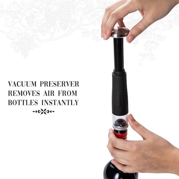 Ivation Wine Gift Set Includes Stainless Steel Electric Wine Bottle Opener Win