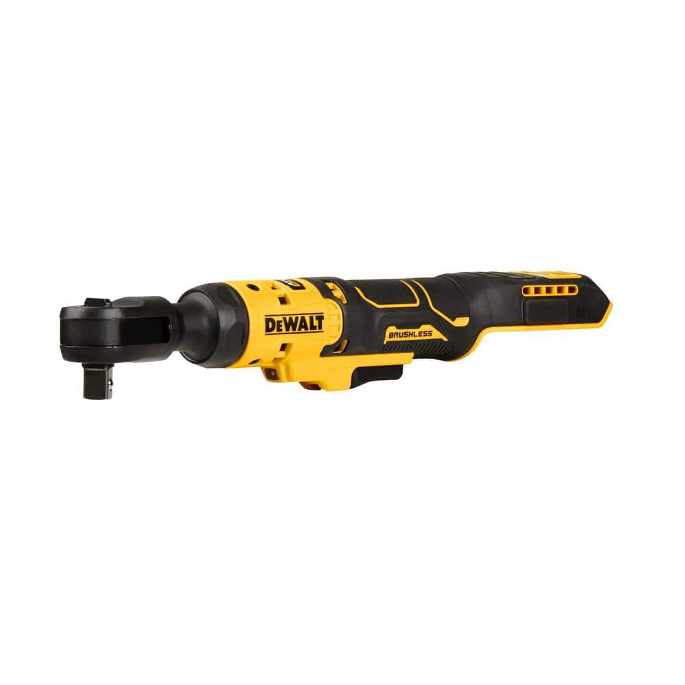 DEWALT ATOMIC 20V MAX Cordless 1/2 in. Ratchet (Tool Only) DCF512B The  Home Depot