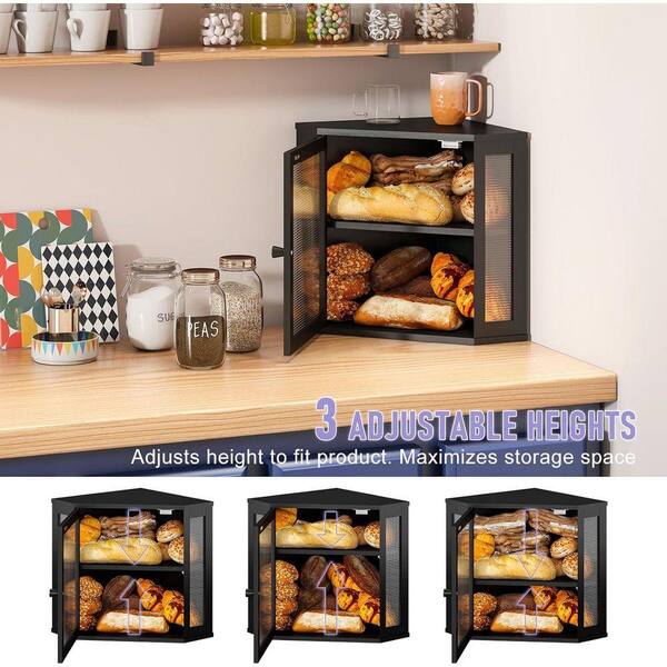 Lynzavix 1 Piece Acrylic Wavy Door Panel Airtight Large Capacity