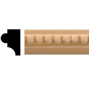3/8 in. x 1/2 in. x 4 ft. Basswood Panel Moulding