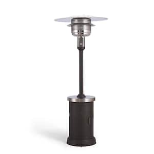 High Efficiency 60,000 Btus Gas Patio Heater With Wheels Commercial And  Residential Outdoor Heat - Stainless Steel