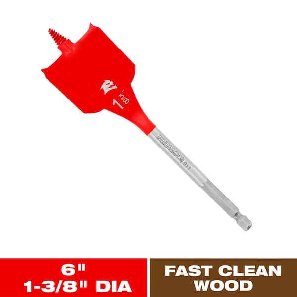 DIABLO 1-3/8 in. x 6 in. SPEEDemon High Speed Steel Spade Bit (1-Piece)