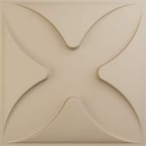 19-5/8"W x 19-5/8"H Austin EnduraWall Decorative 3D Wall Panel, Smokey Beige (Covers 2.67 Sq.Ft.)