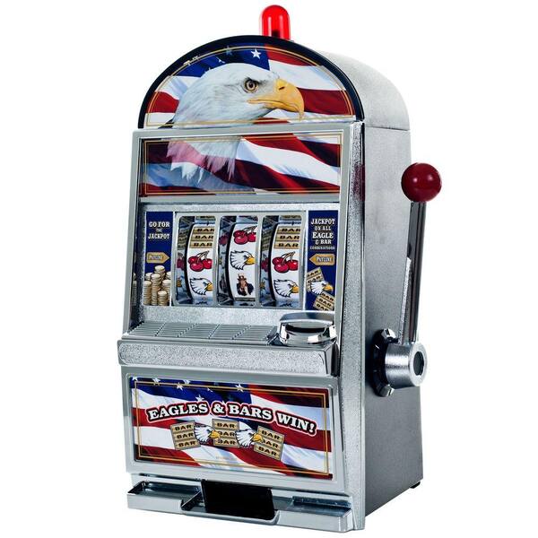 Trademark Games Star Spangled Eagle Flag Slot Machine Bank