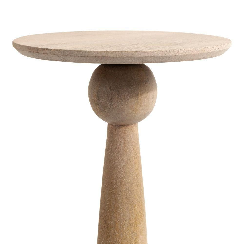 Jakob 12 in. Natural Round Solid Wood End Table - thumbnail 5