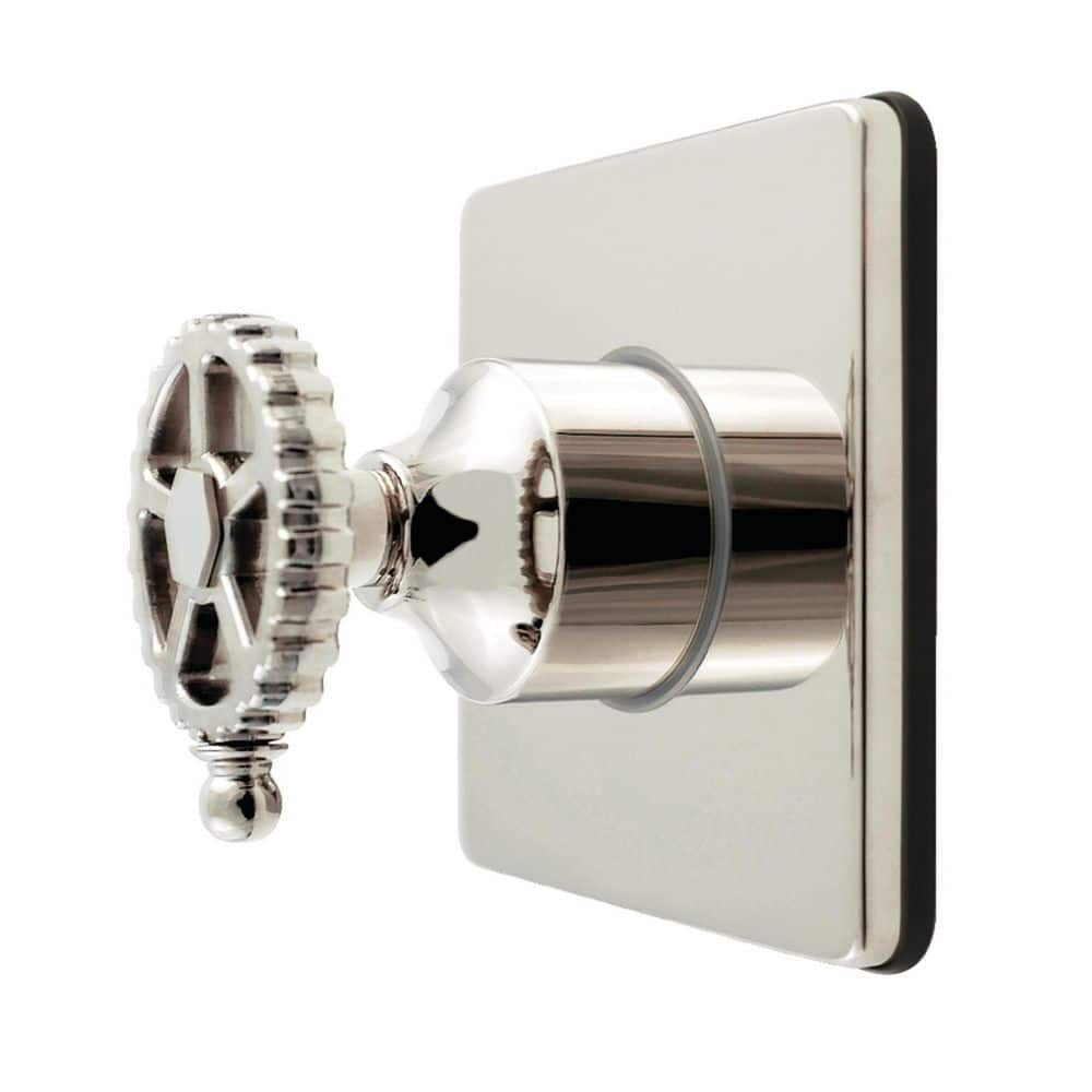 Fuller 3/4 in. Single-Handle 1-Hole Wall Mount 6-Way Diverter Valve with Trim Kit in Polished Nickel price history on PriceWatchPro