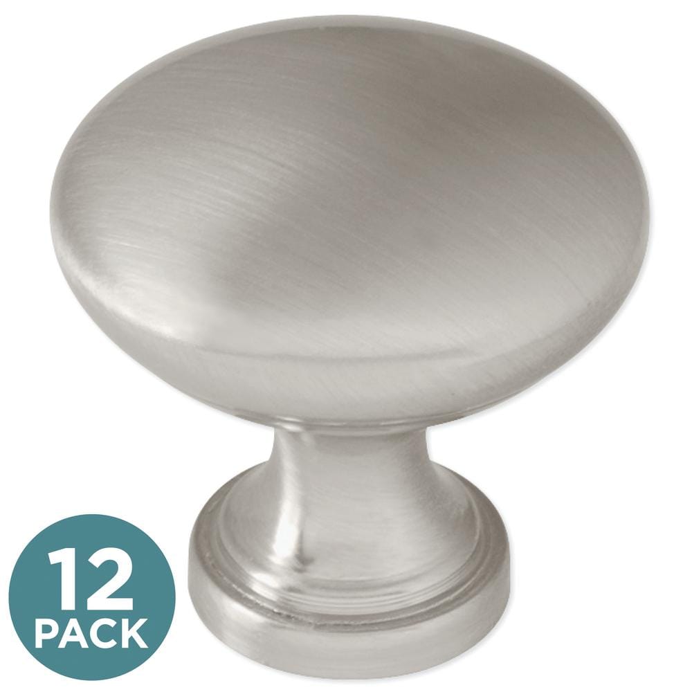 12-Pack Garrett 1-3/16 in. (30 mm) Classic Satin Nickel Round Cabinet Knobs price history on PriceWatchPro