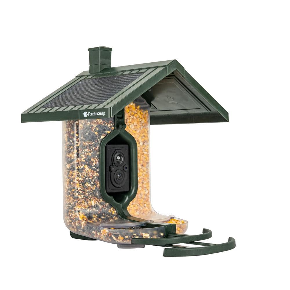 FeatherSnap Scout Wi-Fi Solar-Powered Hanging Tube Bird Feeder