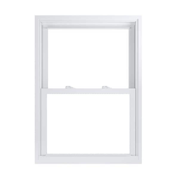 American Craftsman 29.75 in. x 41.25 in. 70 Pro Series Low-E Argon Glass Double Hung White Vinyl Replacement Window, Screen Incl