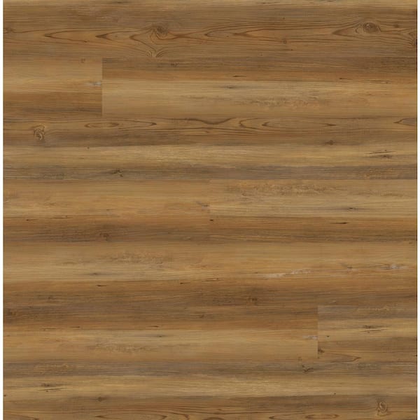 Home Decorators Collection Lone Mountain 20 MIL x 7 in. x 48 in. Rustic Brown Click Lock Waterproof Luxury Vinyl Flooring (21.42 sq. ft./Case)