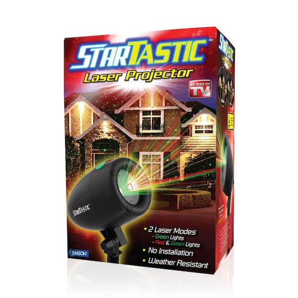 As Seen on TV StarTastic Holiday Outdoor Light Show Laser Projector