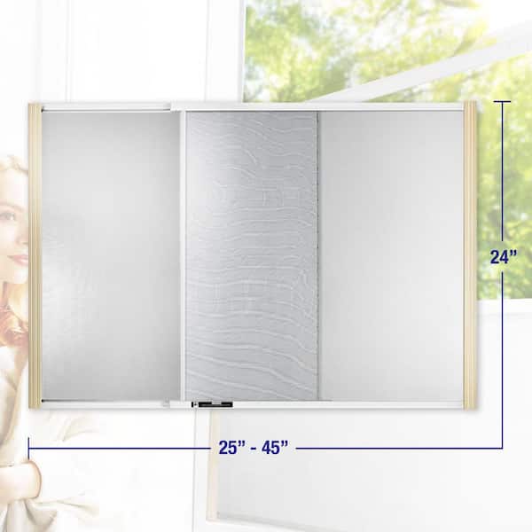 45 in. x 24 in. Adjustable Frame Quick Slide Window Screen (Pack of 12)