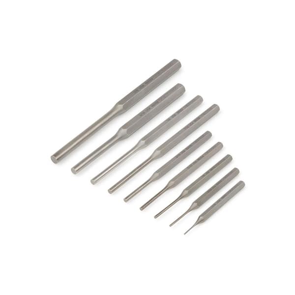 TEKTON 1/16 in. to 3/8 in. Pin Punch Set (9-Piece)